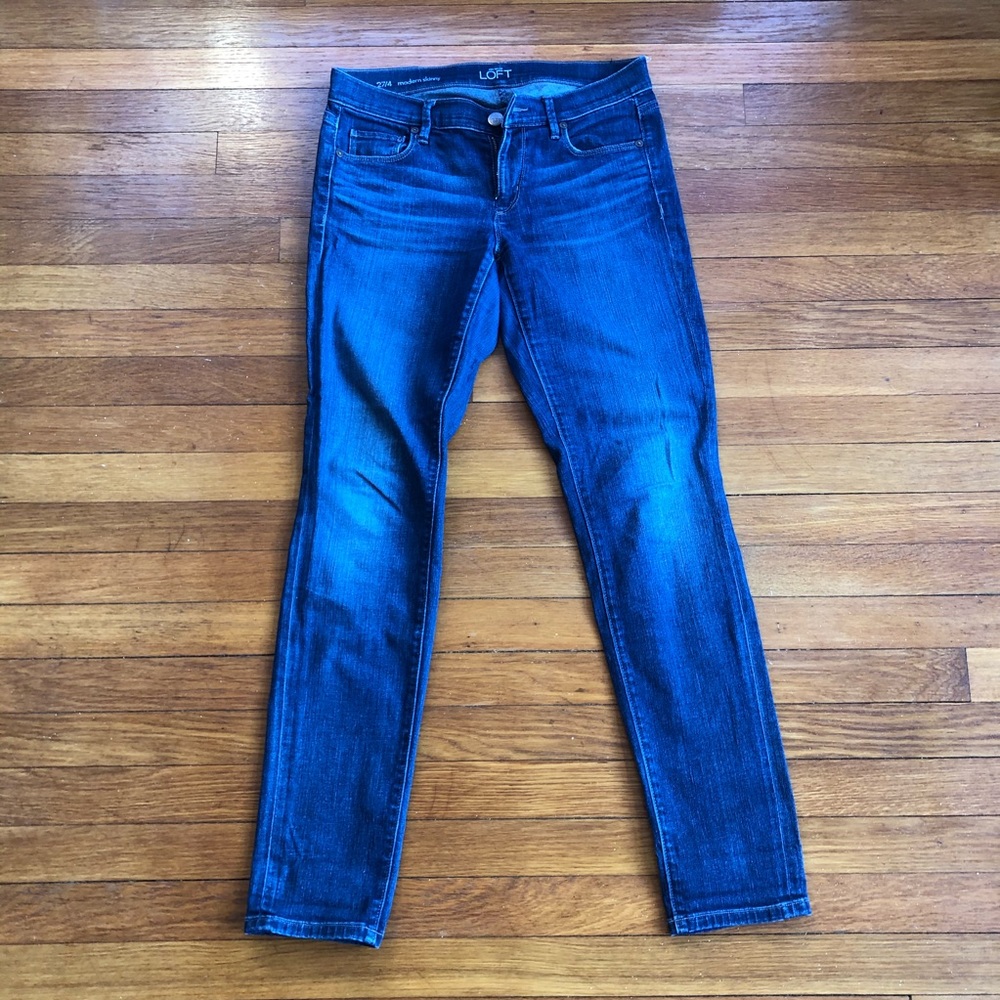 Loft modern skinny jeans